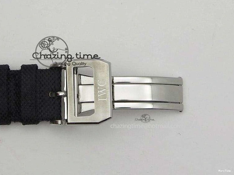 MIROTIME 0107 Durable Big Pilot 5019 Ceramic Case Black Dial Green Markers Asian 23J 7396